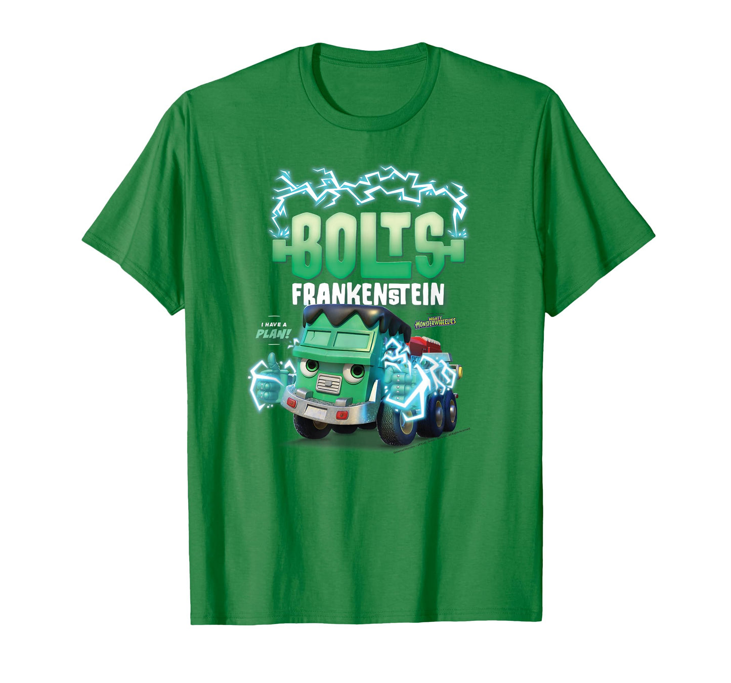 DreamWorks Mighty MonsterWheelies Bolts Frankenstein T-Shirt