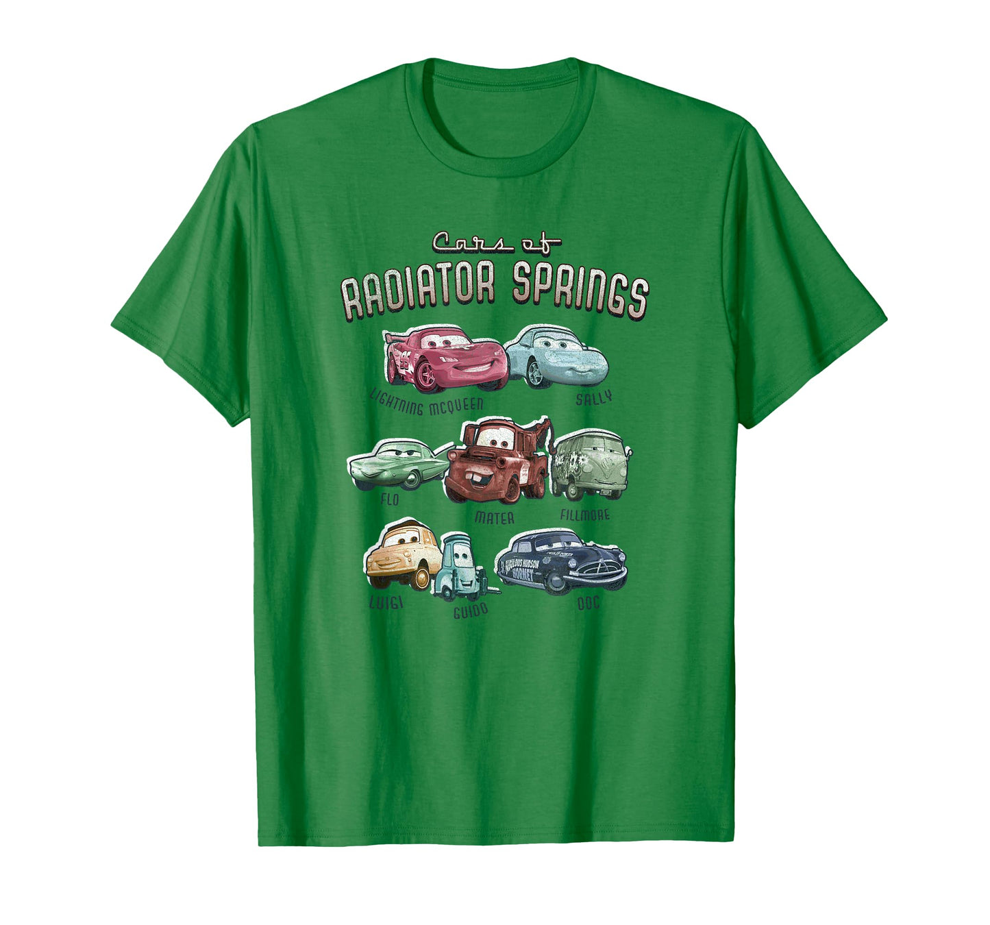 Disney Pixar Cars Cast of Radiator Springs T-Shirt Small