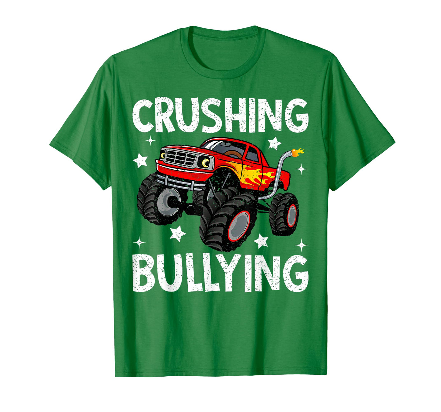 Crushing Bullying Monster Truck Kids Unity Day Orange T-Shirt
