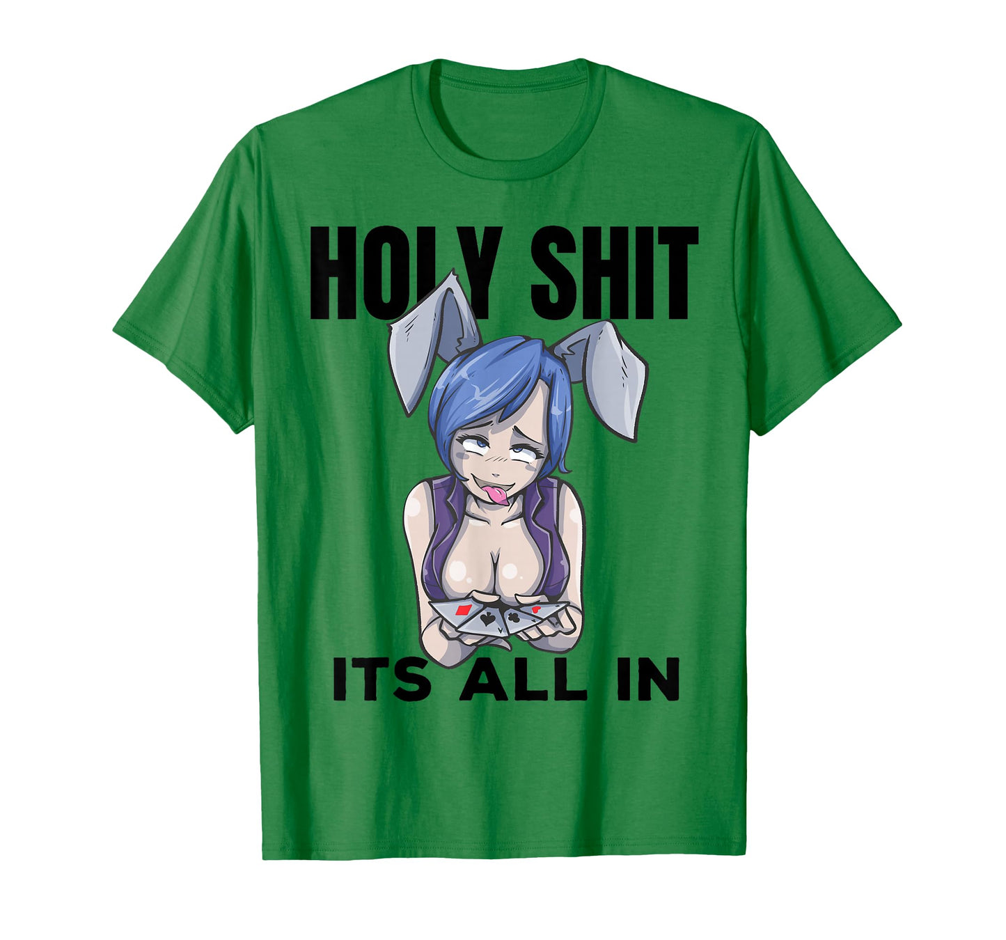 Otaku Ahegao Poker Ecchi Etchi Hentai Lewd Senpai Waifu Gift T-Shirt