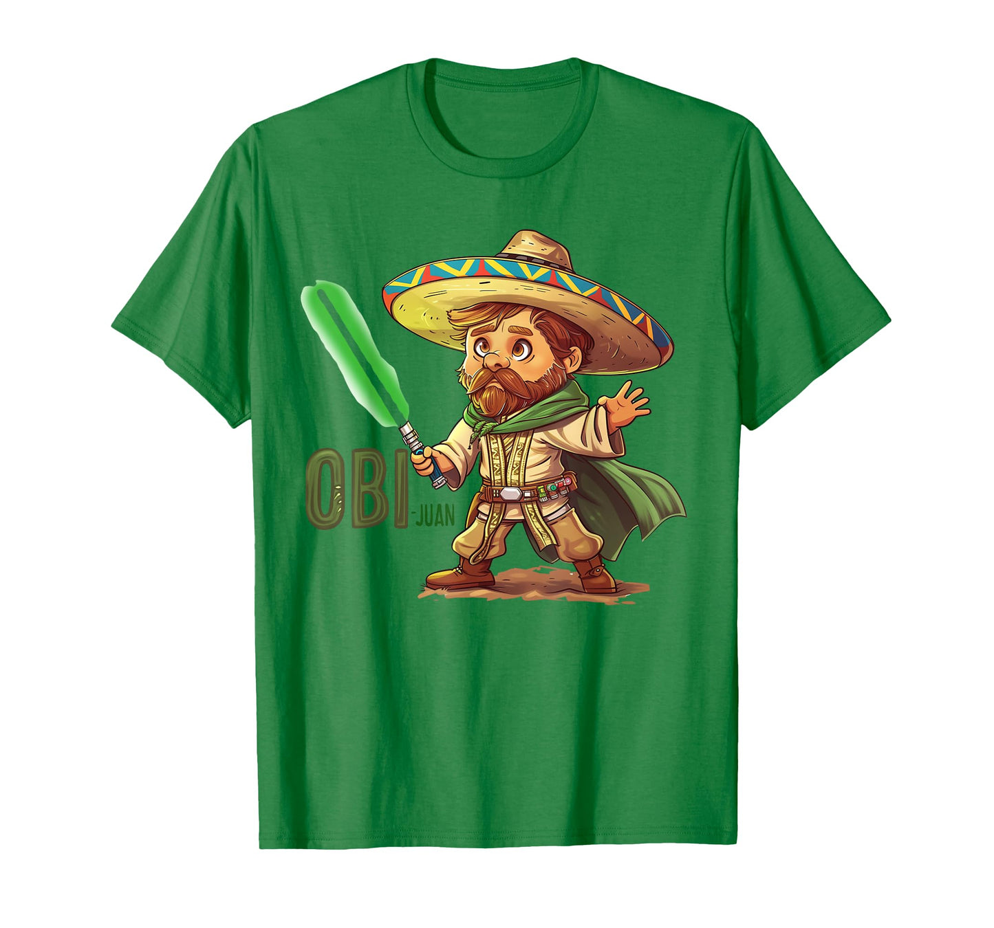 Mexican Obi Juan Movie Parody Cinco De Gaming T-Shirt