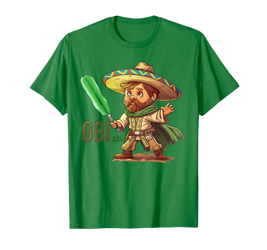 Mexican Obi Juan Movie Parody Cinco De Gaming T-Shirt