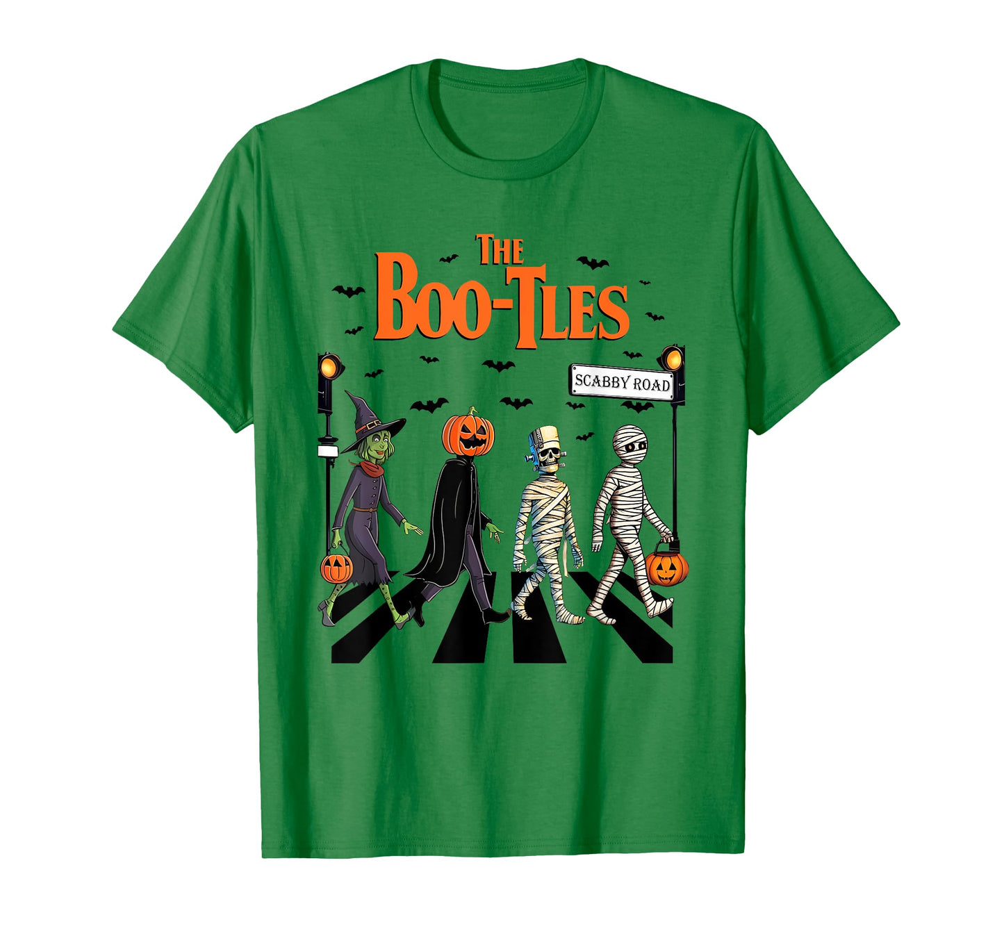 Boo-tles Halloween, Scary Road Spooky, Trick Or Treat Party T-Shirt