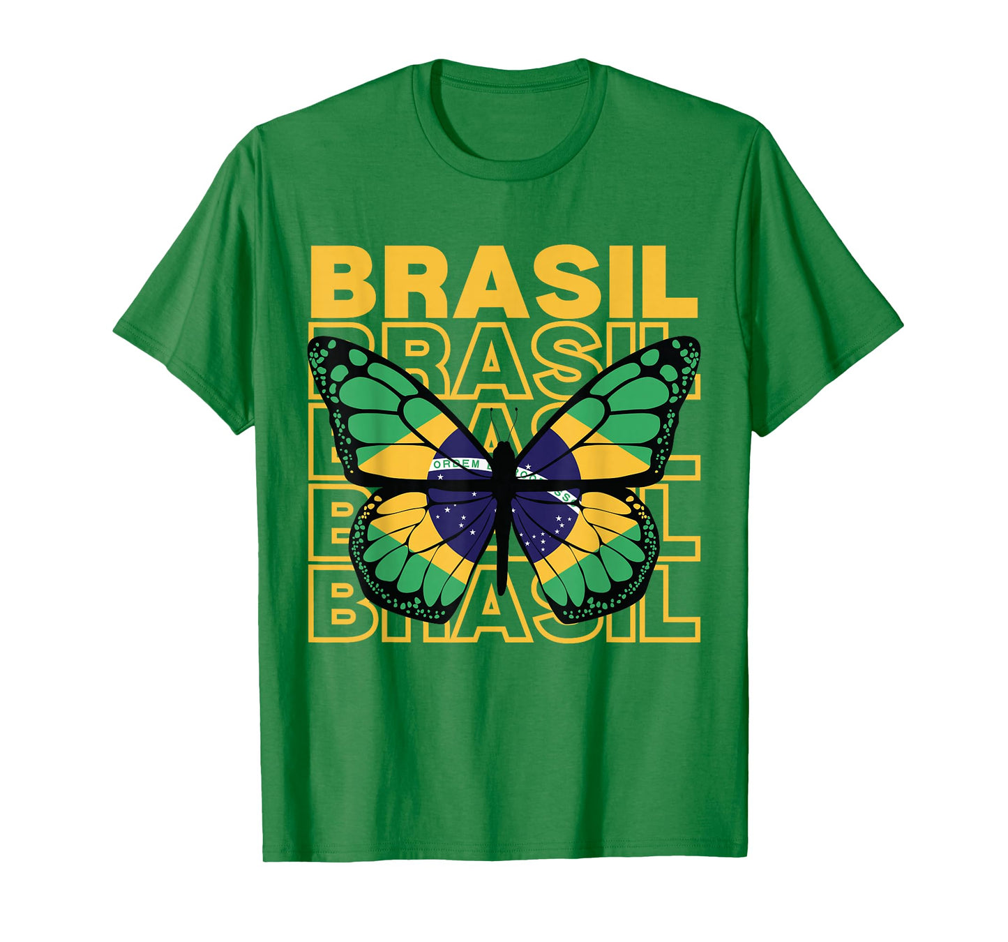 Brazil Butterfly, Brazilian Woman, Brazilian Girl, Brasil T-Shirt