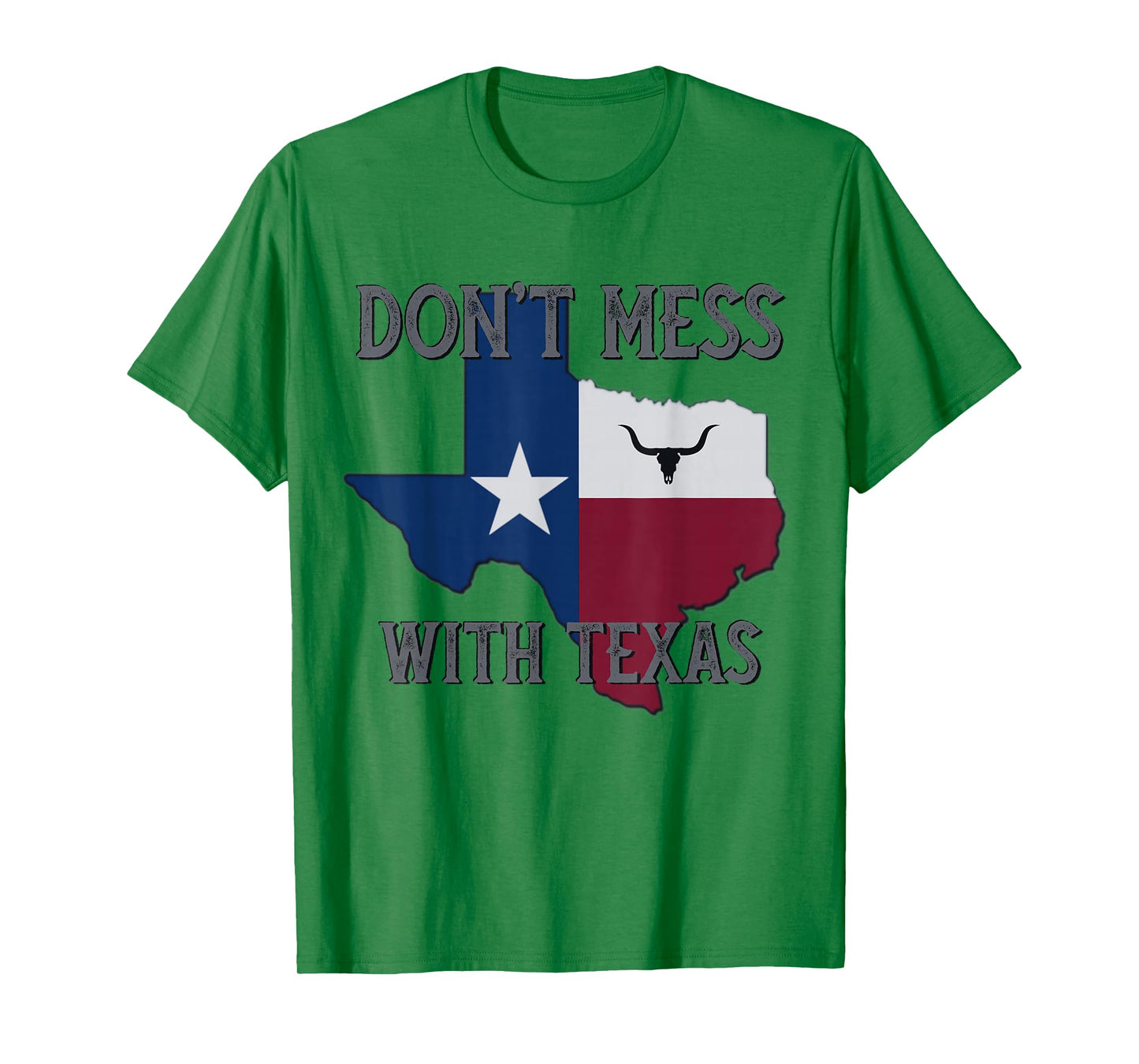 Texas Don't Mess with Vintage Texas Longhorn Lone Star State T-Shirt