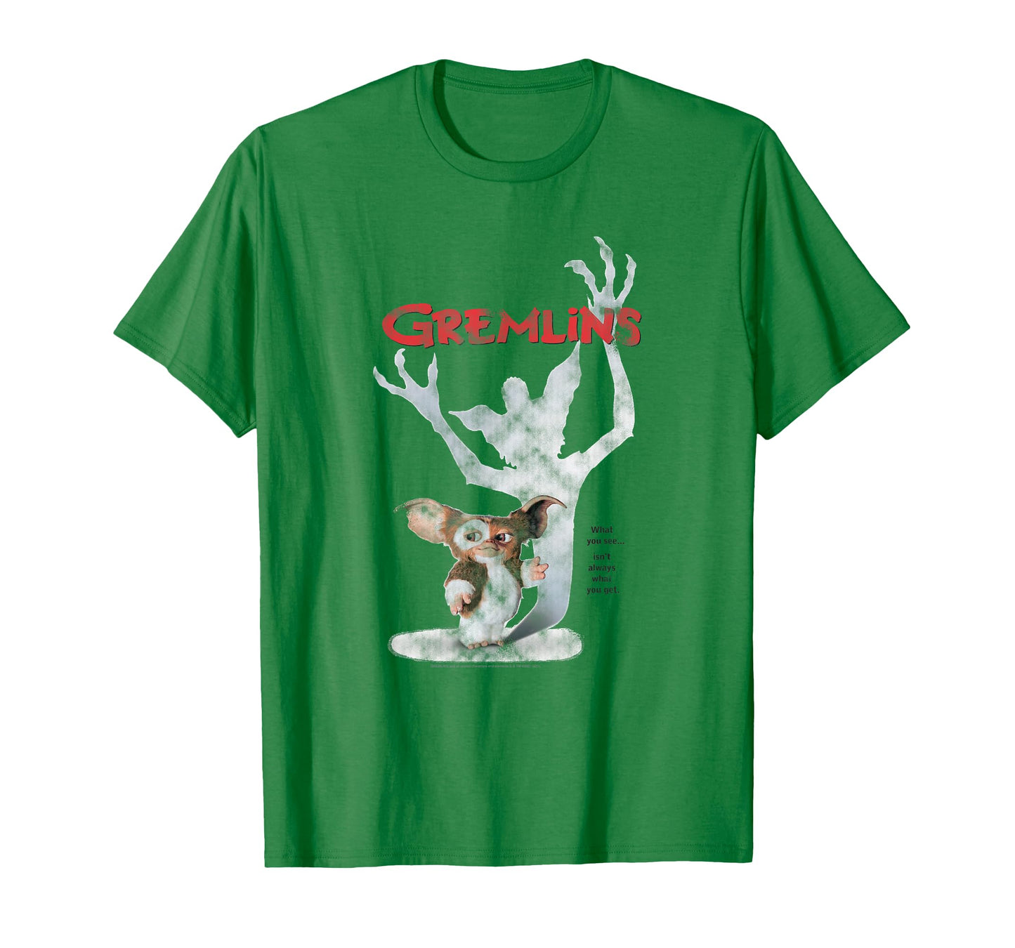Gremlins Classic Movie Poster Gizmo Shadow Funny 80's Movie T-Shirt