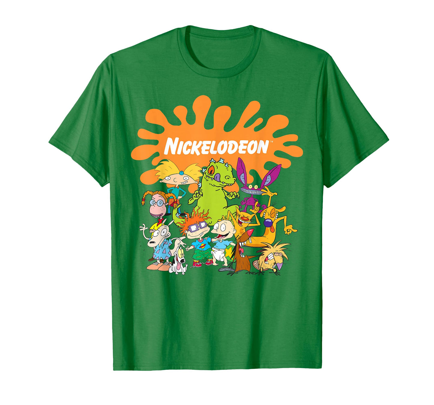 Nickelodeon Logo Characters Group Shot T-Shirt