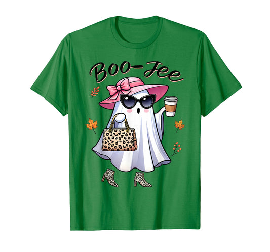 Cute Funny Boo-Jee Ghost Halloween Boujee Women Girls T-Shirt