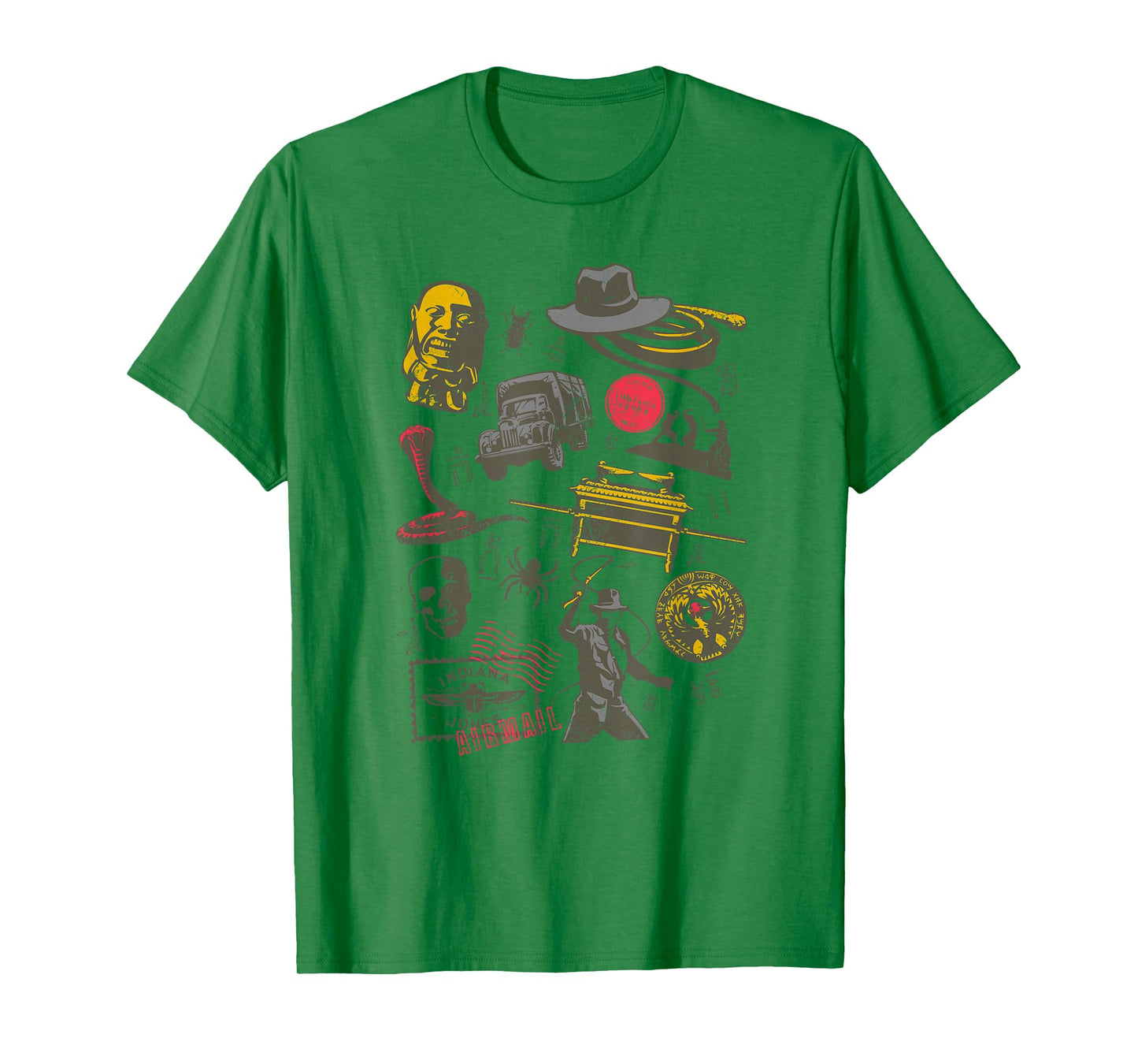 Indiana Jones Raiders of The Lost Ark Adventure Icons T-Shirt