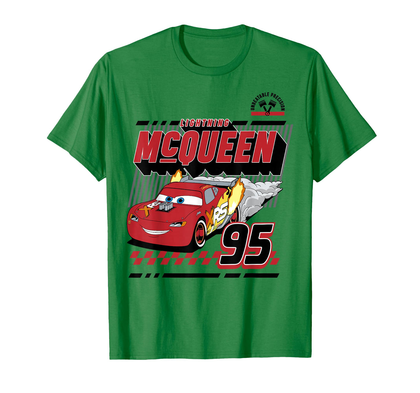 Disney Pixar Cars Lightning McQueen Retro 95 Poster T-Shirt