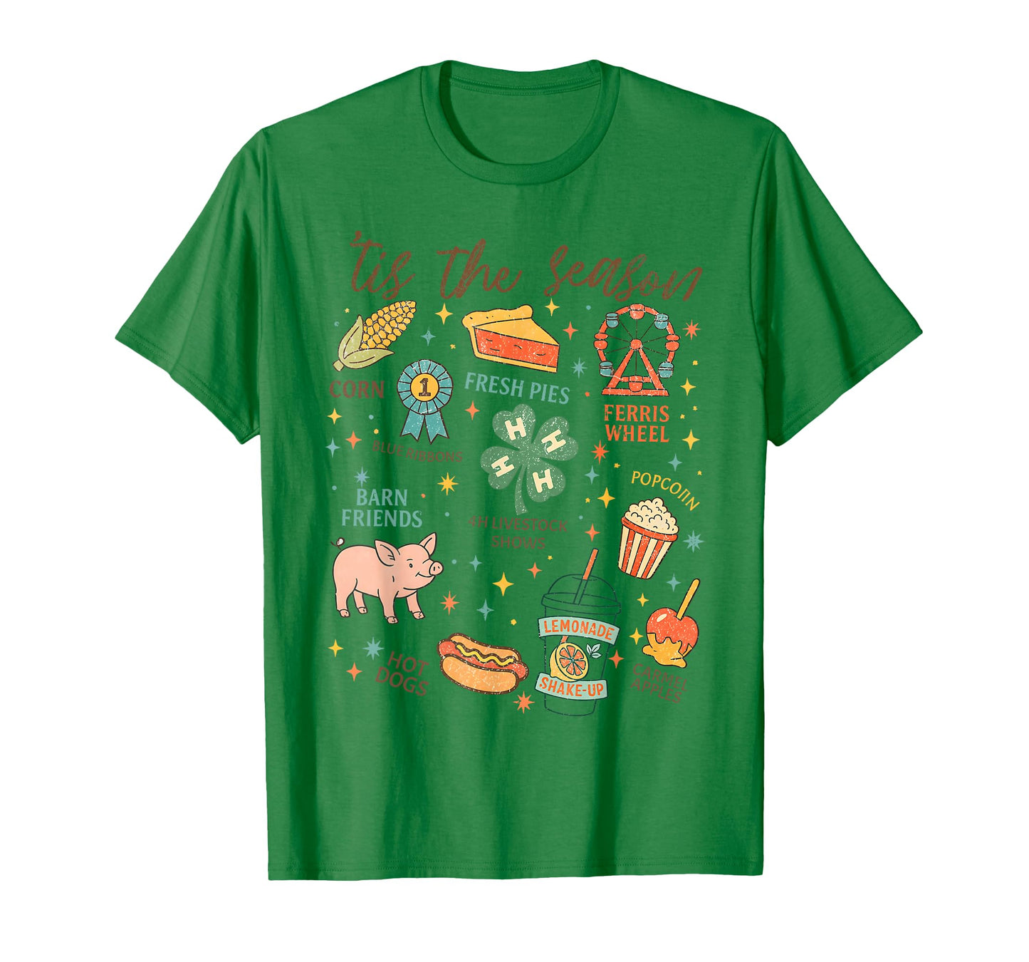 Tis The Season State Fair Livestock Shows Fair Week Tired T-Shirt