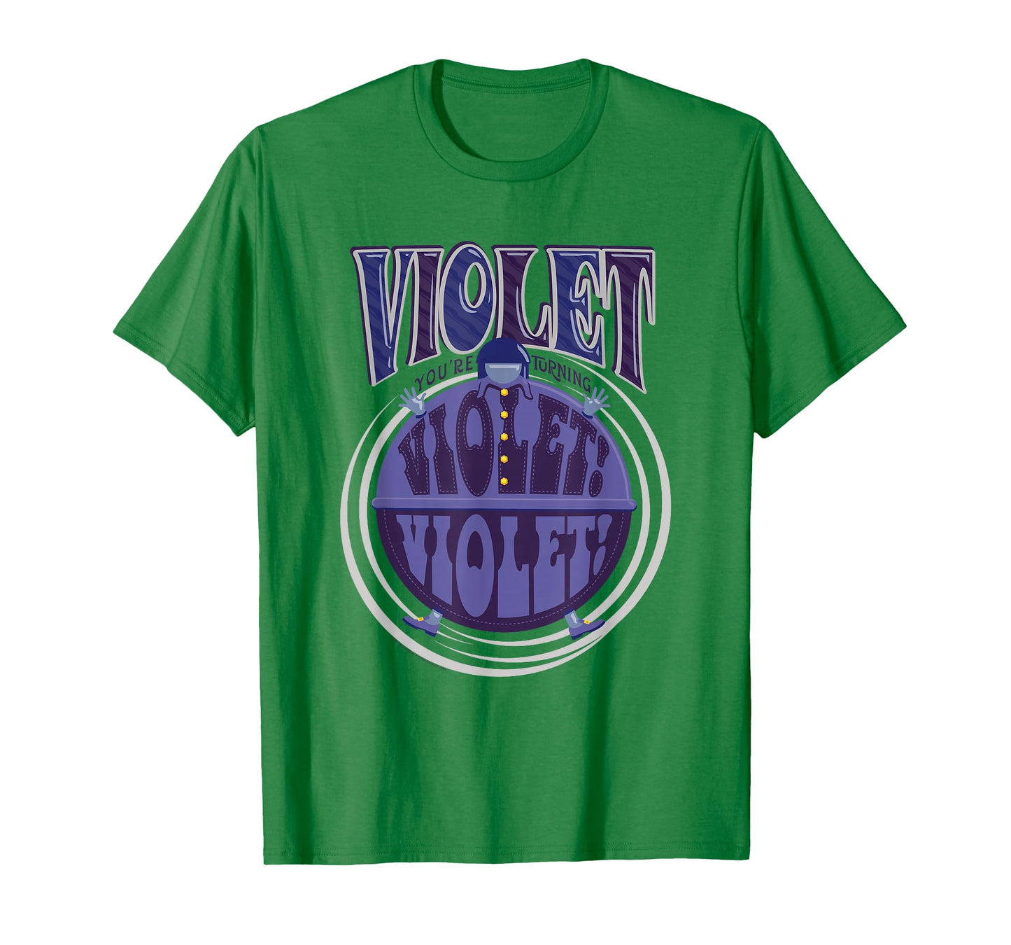 Willy Wonka & the Chocolate Factory Violet Logo T-Shirt