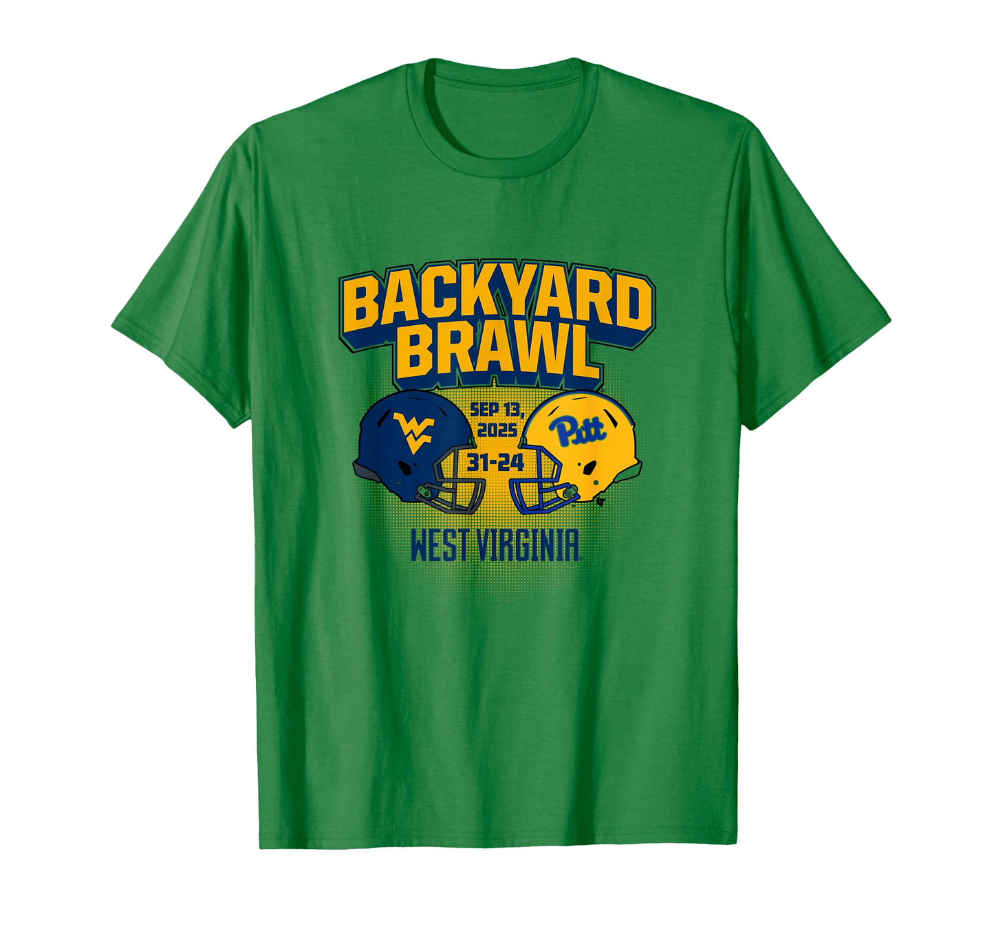West Virginia Football - Backyard Brawl Champs - WVU T-Shirt