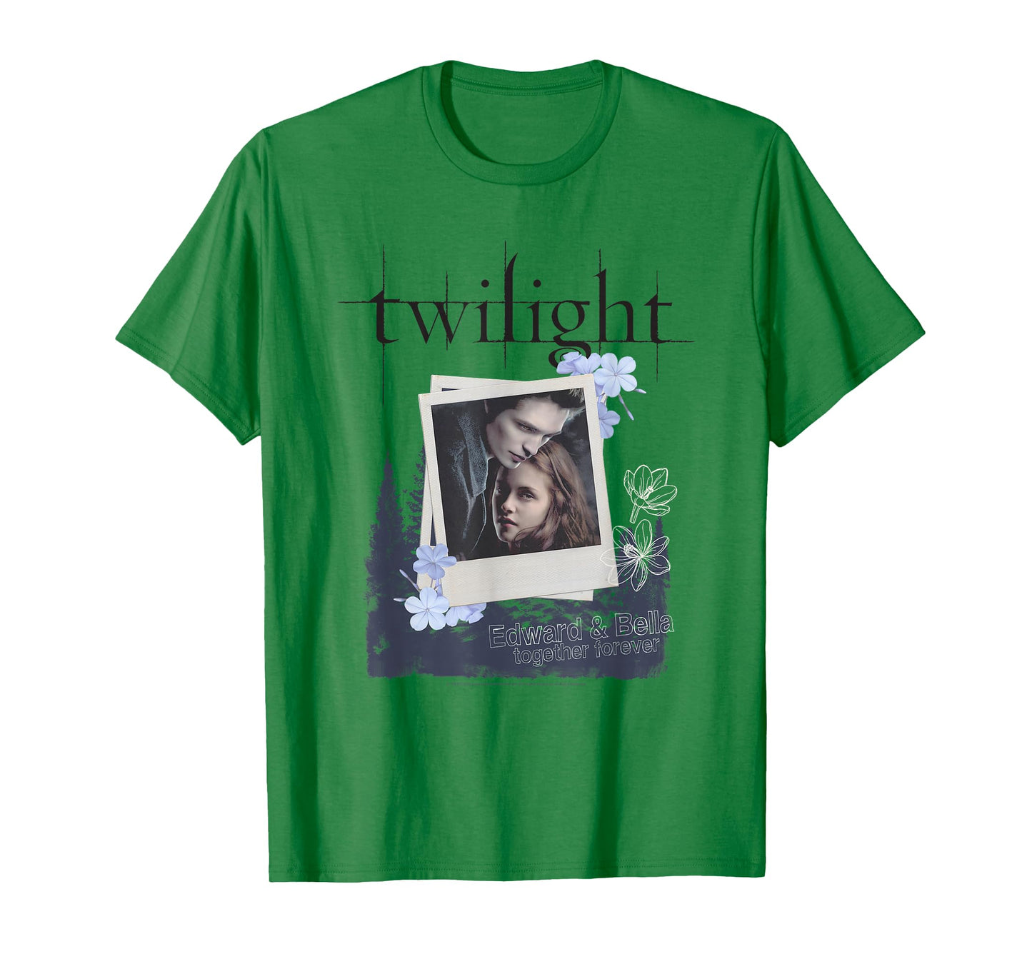 Twilight Polaroid Edward and Bella Together Forever Movie T-Shirt