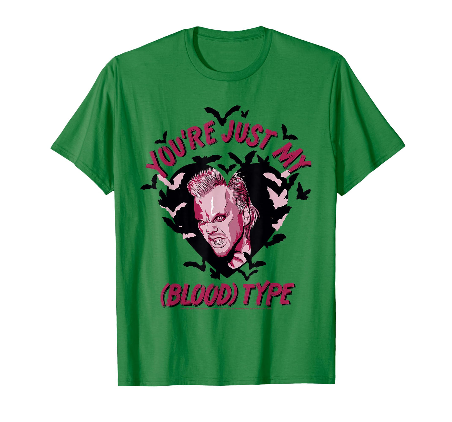 The Lost Boys You're Just My Blood Type Heart 80's Movie T-Shirt