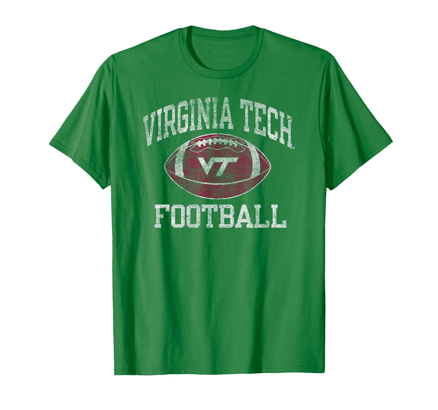 Virginia Tech Hokies Football Intensity Vintage Orange T-Shirt