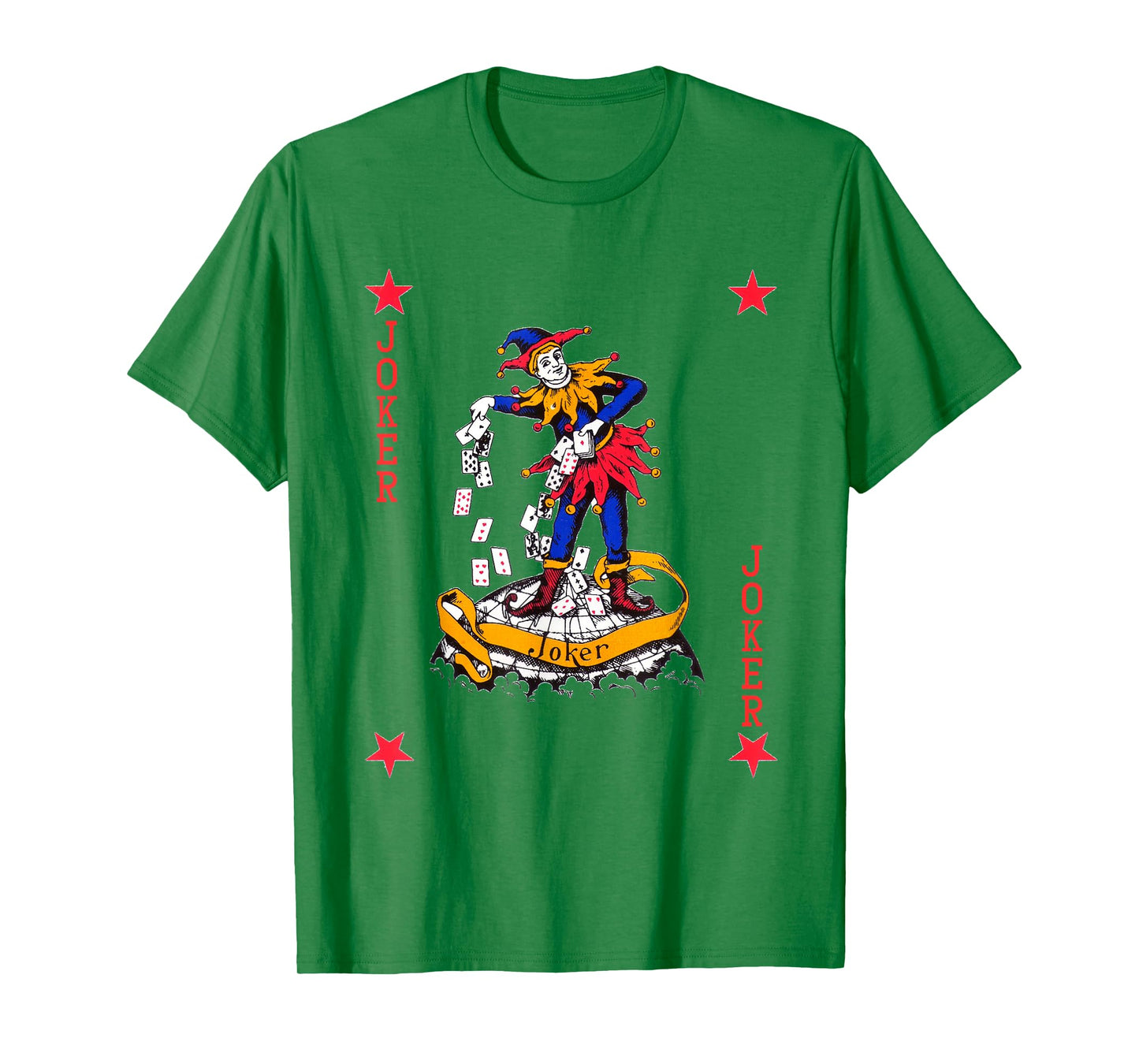 Joker Playing Card Halloween Costume Tee T-Shirt