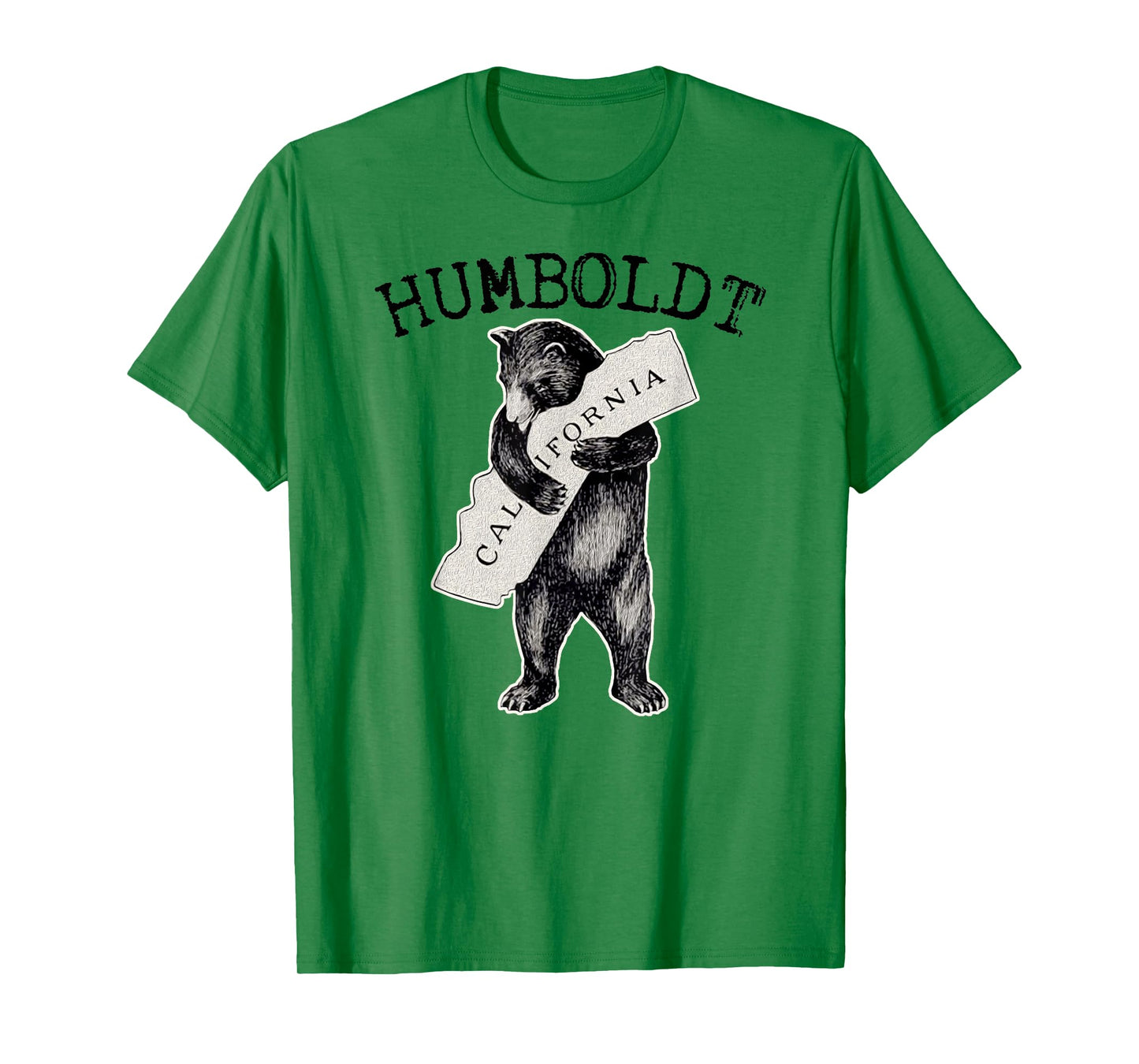 Cali Bear Hug I Love California Grizzly Bear Humboldt County T-Shirt