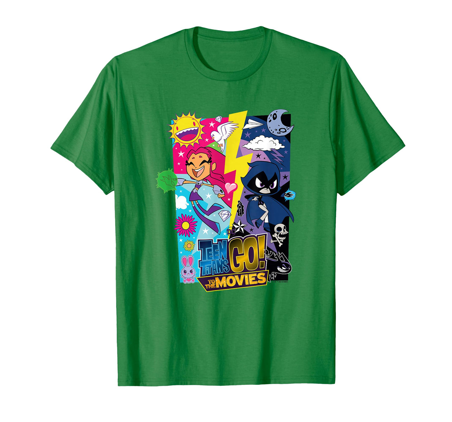 Teen Titans Go! to The Movies Light Dark Starfire Raven Duo T-Shirt