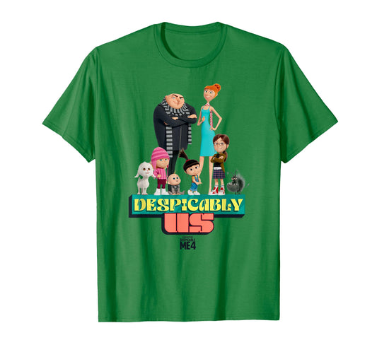 Minions Despicable Me 4 Despicably Us Gru & Family T-Shirt