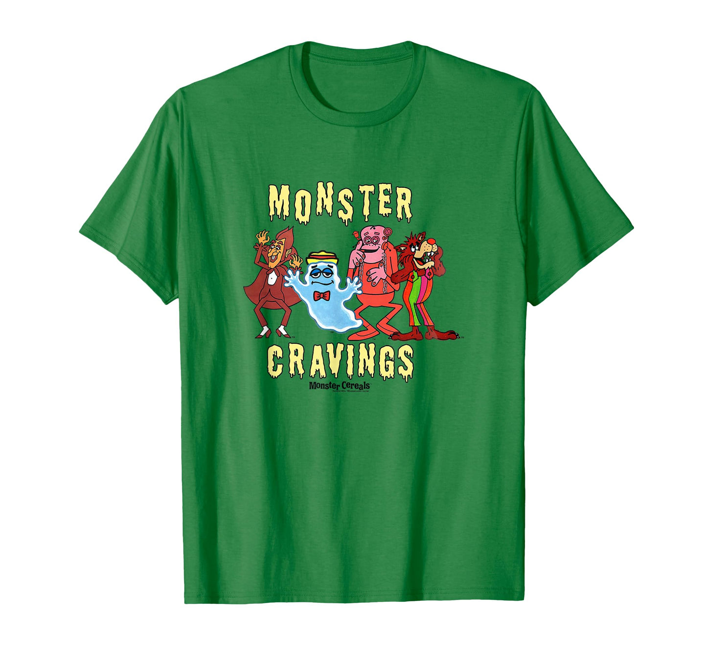 General Mills Monster Cravings Retro Mascots Group Shot T-Shirt