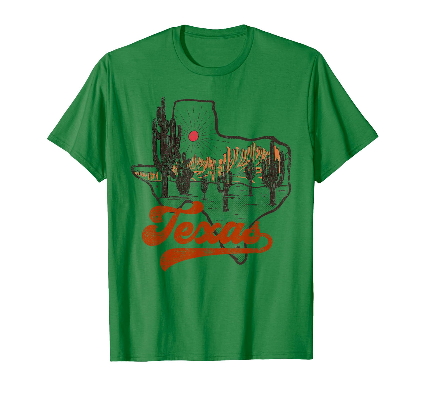 Retro Vintage Cactus Desert Western Country Texas Cowgirls T-Shirt