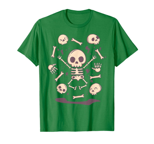 Skull Skeleton - Cute Pastel Goth Kawaii Anime Japanese T-Shirt