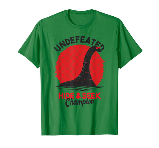 Loch Ness Undefeated Hide & Seek Nessie Gift T-Shirt