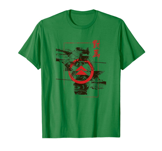 Ghost of Tsushima Mirrored Graphic with Crest T-Shirt