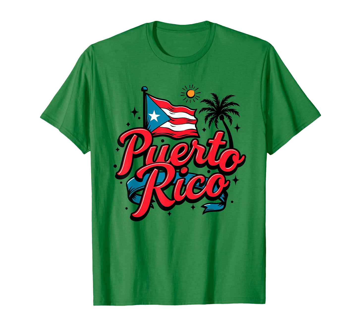 Puerto Rico Flag Hispanic Heritage Month Boricua Rican Retro T-Shirt