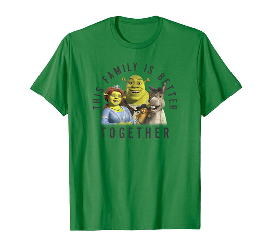 Shrek Group Shot This Family is Better Together T-Shirt