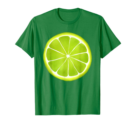 Lime Sliced Fruit Cute Easy Halloween Costume T-Shirt