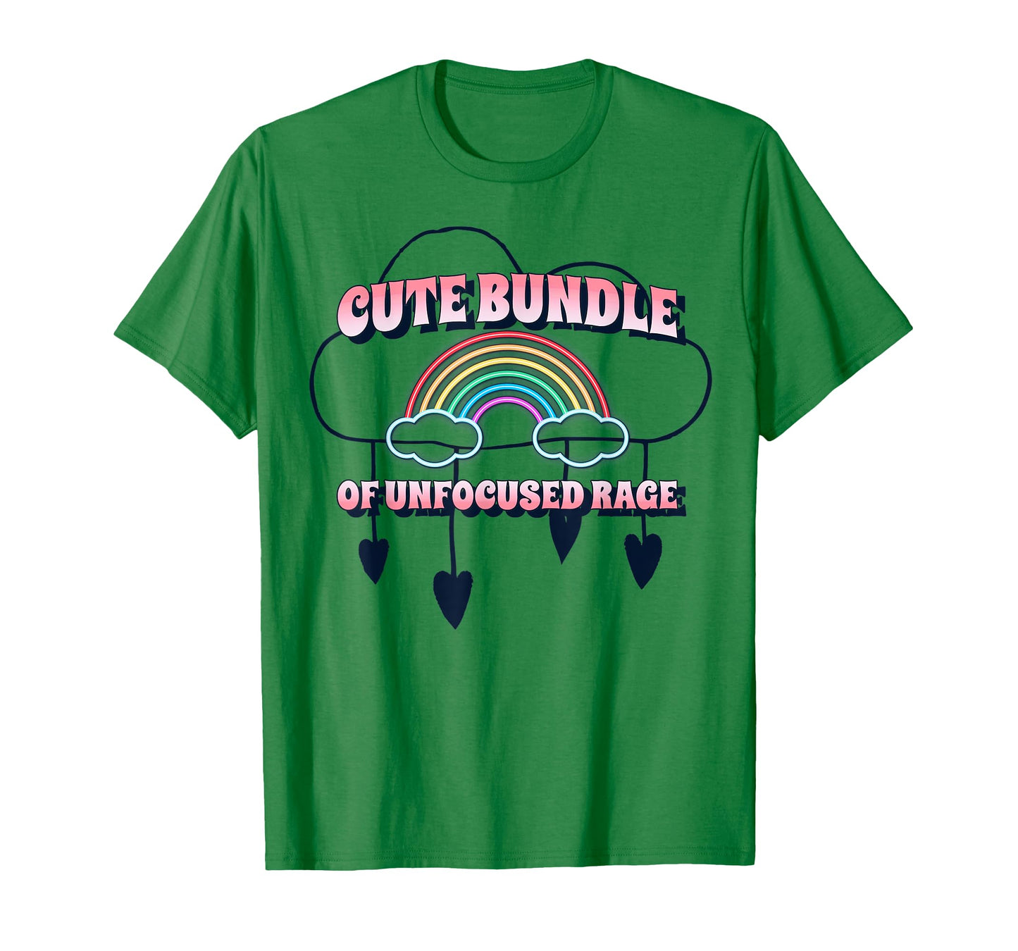 Cute Bundle Of Unfocused Rage Rainbow Pastel Goth Kawaii T-Shirt