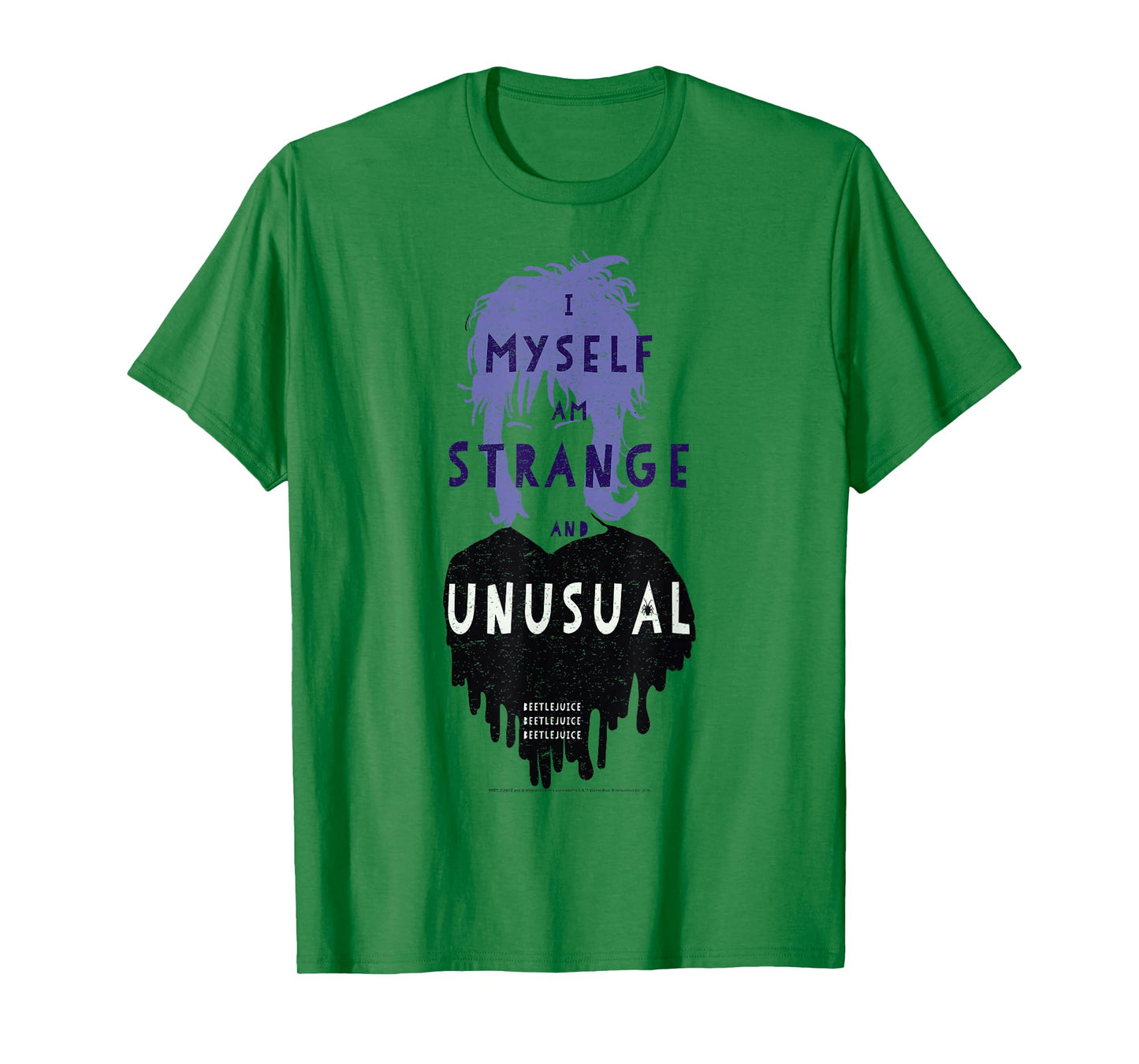 Beetlejuice Lydia I Myself Am Strange and Unusual Minimal T-Shirt