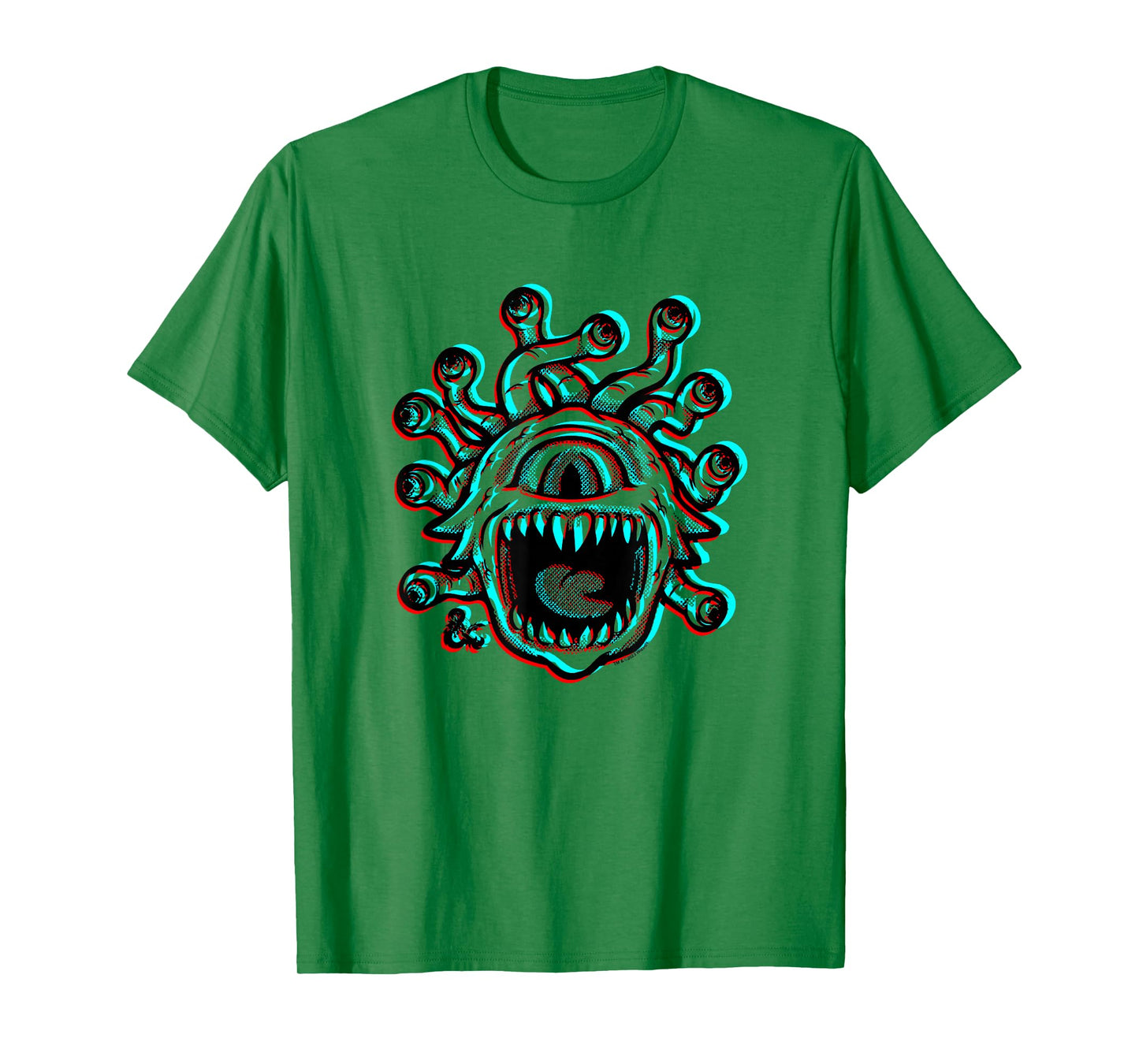 Dungeons & Dragons 50th Anniversary 3D Outline Beholder T-Shirt