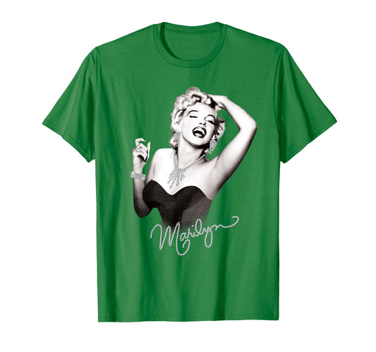 Marilyn Monroe Black and White Glam T-Shirt