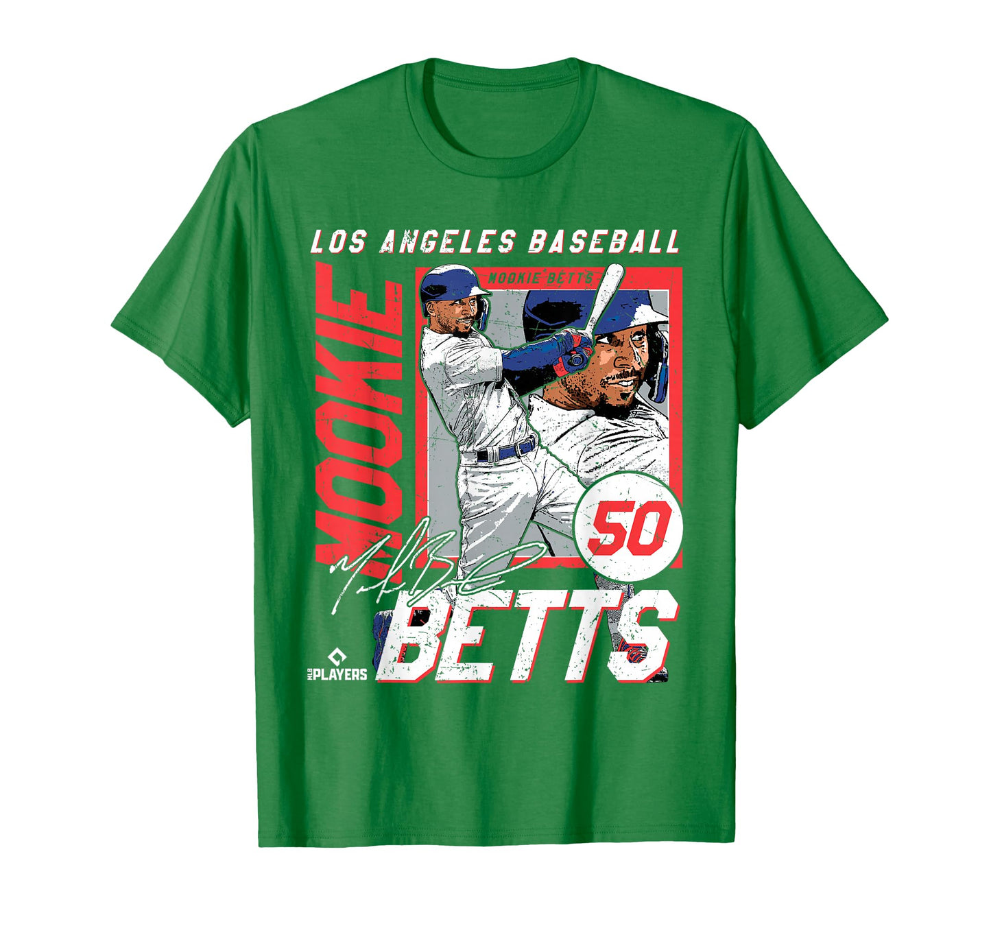 Mookie Betts | Los Angeles MLB Baseball Players| MLBMKB201M T-Shirt