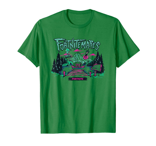 Fortnite Halloween Fortnitemares Jason Dropping Into Lake T-Shirt