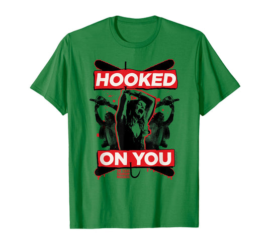 The Texas Chainsaw Massacre Hooked on You Horror T-Shirt