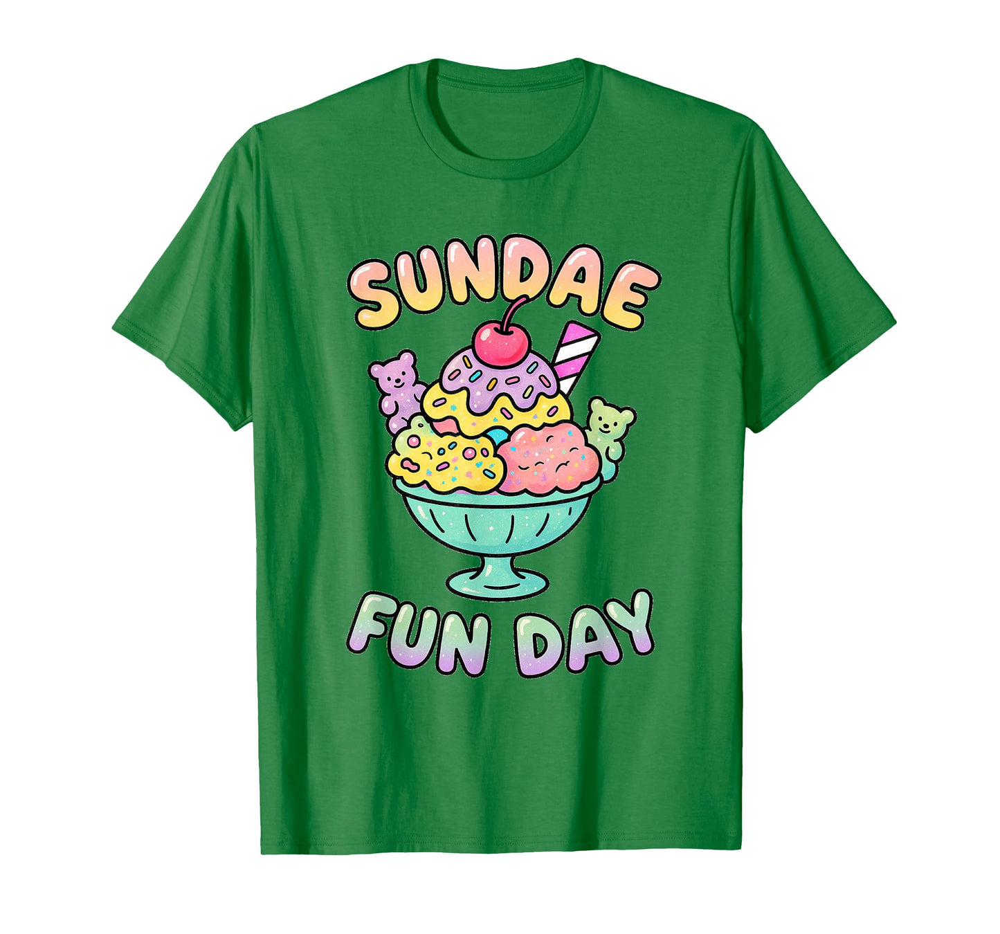 Sundae Fun day, Ice cream, candy, pun T-Shirt