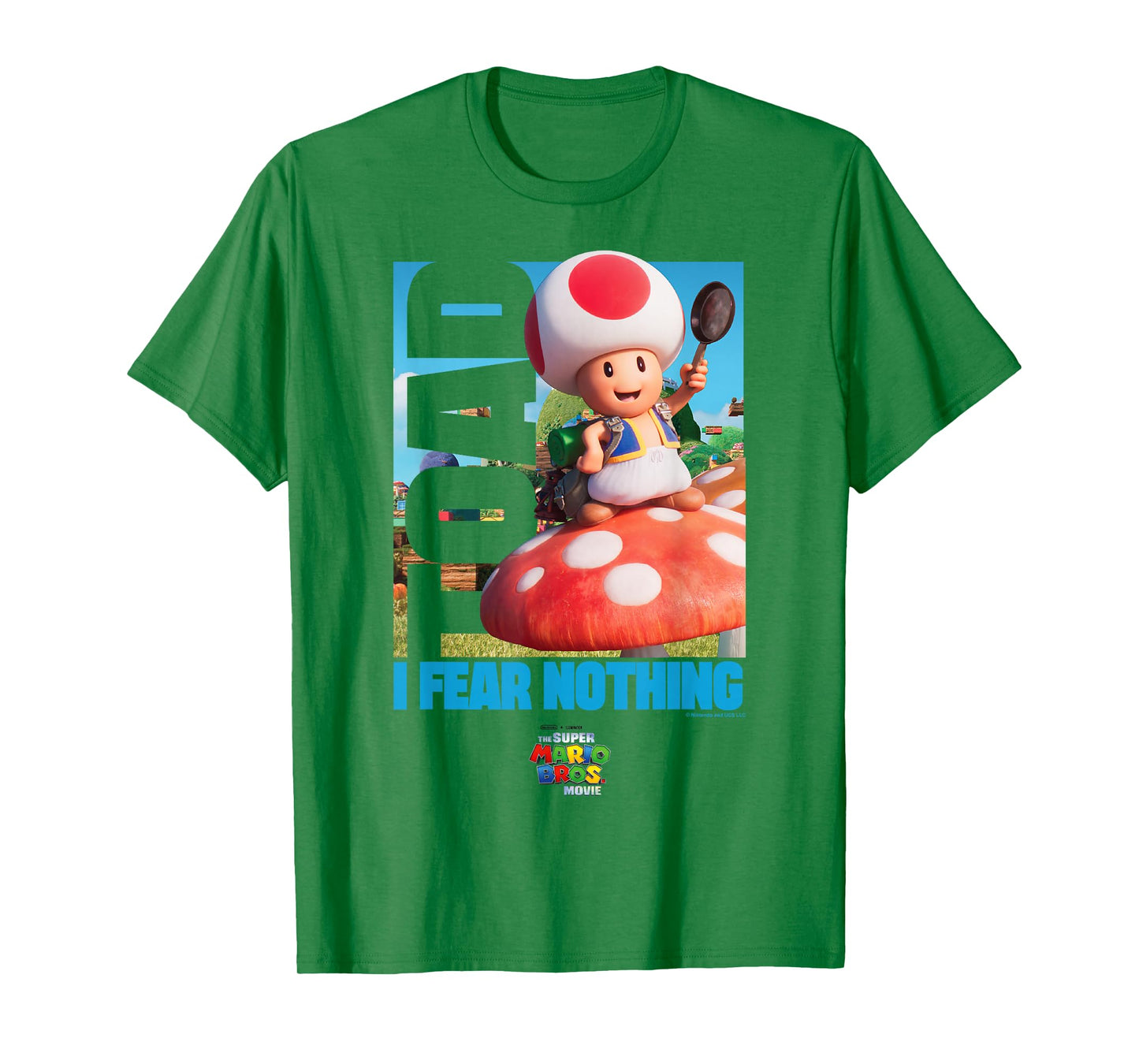 The Super Mario Bros. Movie I Fear Nothing Toad Poster T-Shirt