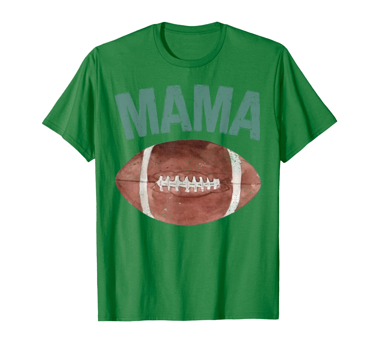Mama of The 1 Year Old Football 1st Year Down Birthday Party T-Shirt