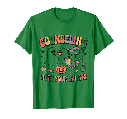 Counseling Lifts Your Spirits School Counsel Halloween T-Shirt