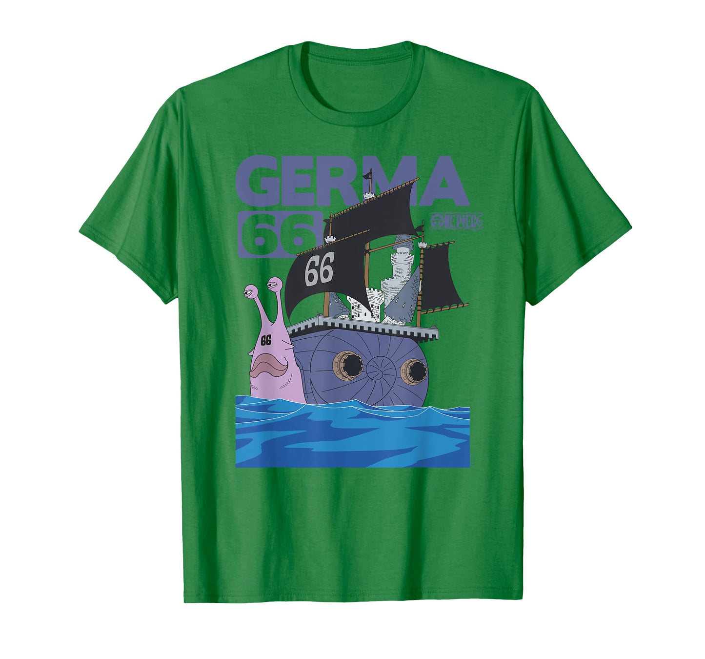 One Piece Anime Germa 66 Ship Sailing the Seas T-Shirt