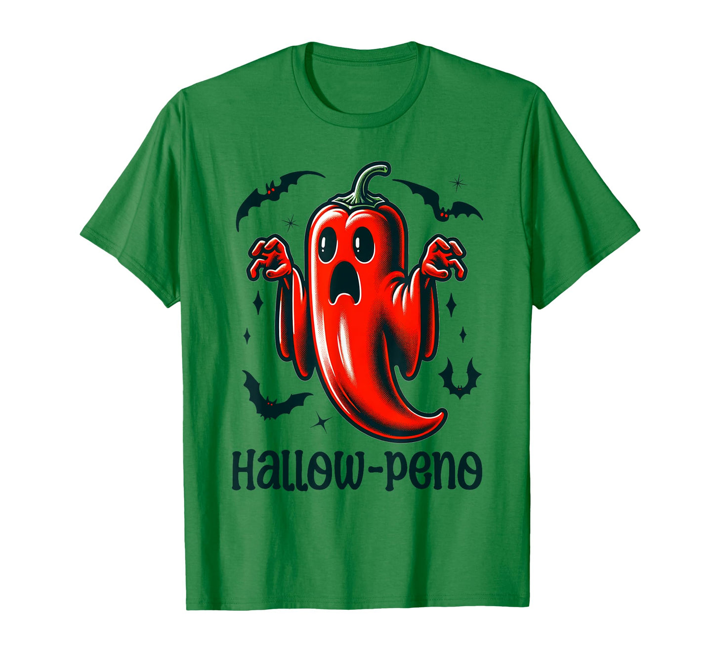 Funny Jalapeno "Hallow-peno" Halloween Costume T-Shirt