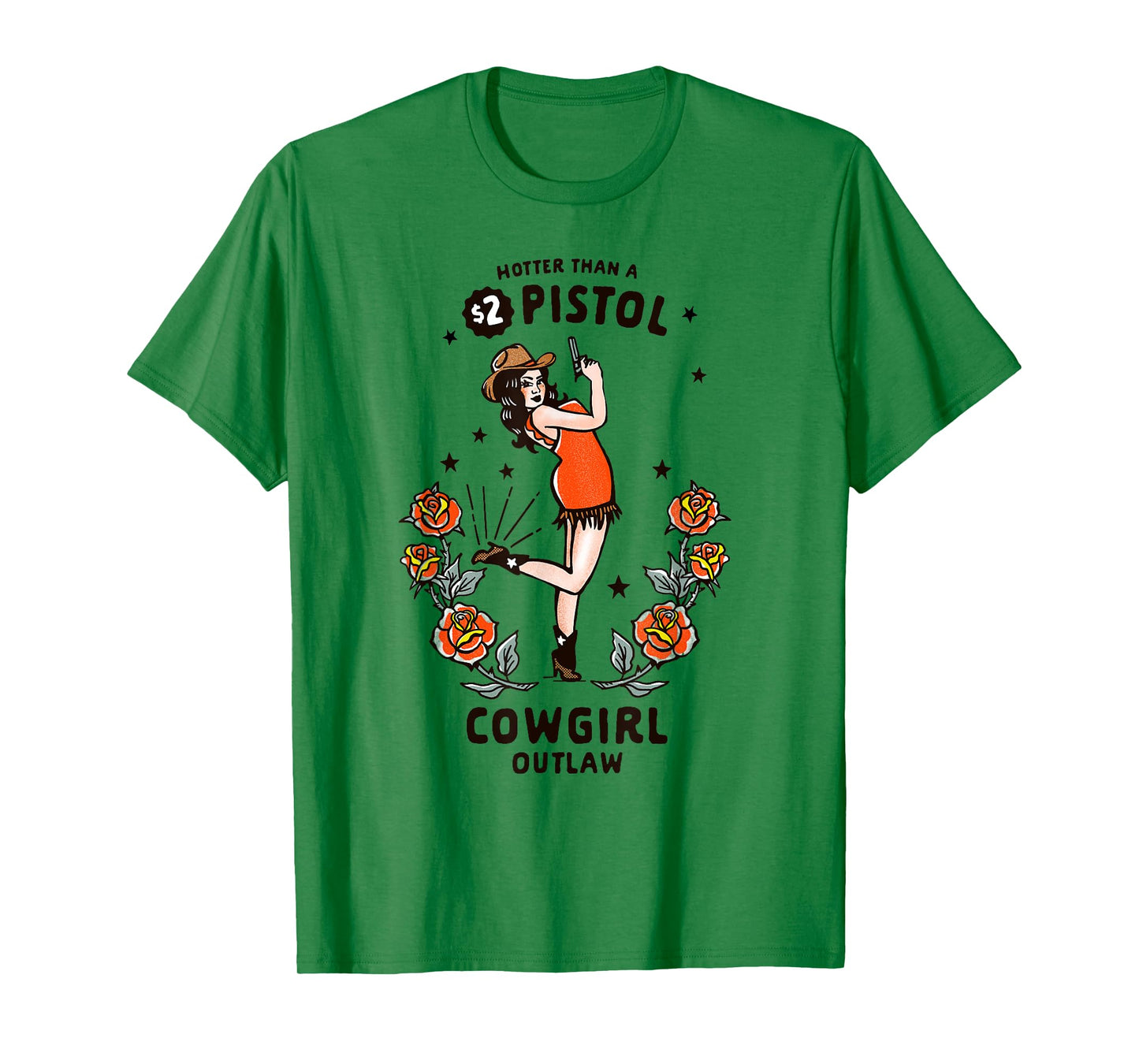 Cute Retro Western Cowgirl Outlaw Shirt: Best Gift For Women T-Shirt
