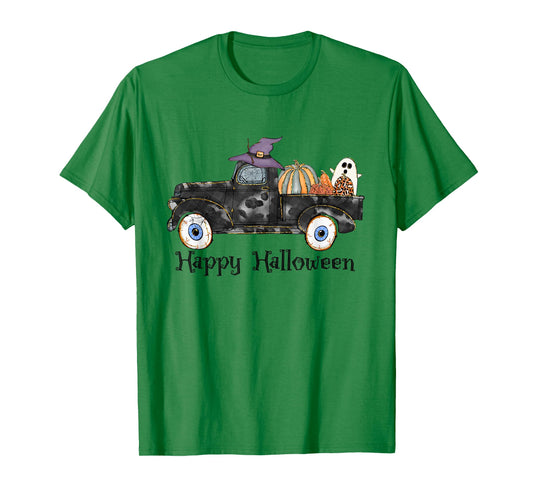 Old Vintage Halloween Truck T-Shirt