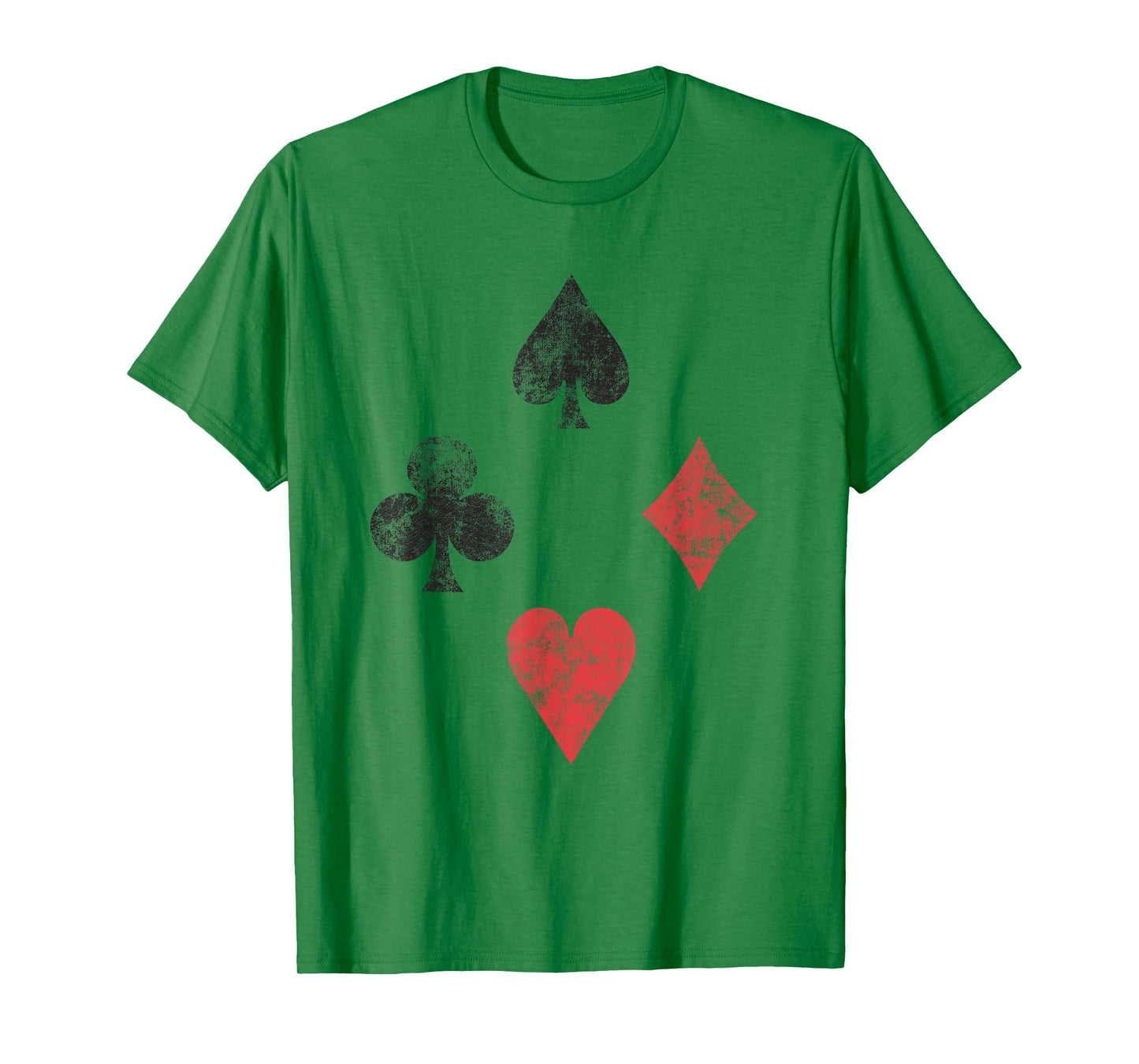 Vintage Playing Card Suits, Spades, Hearts, Diamonds, Clubs T-Shirt