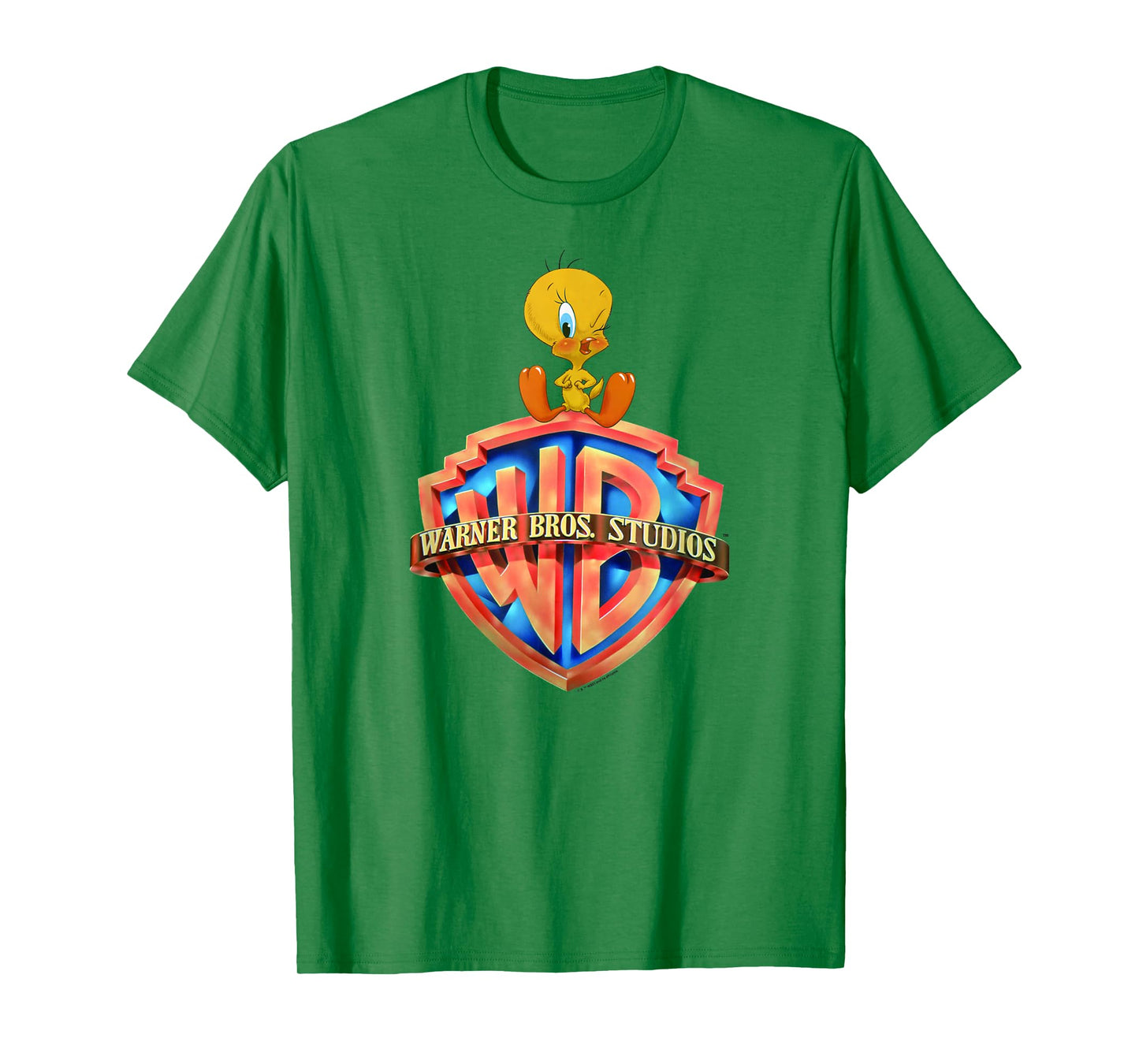 WB100 Looney Tunes Tweety Bird Classic Warner Bros. Logo T-Shirt