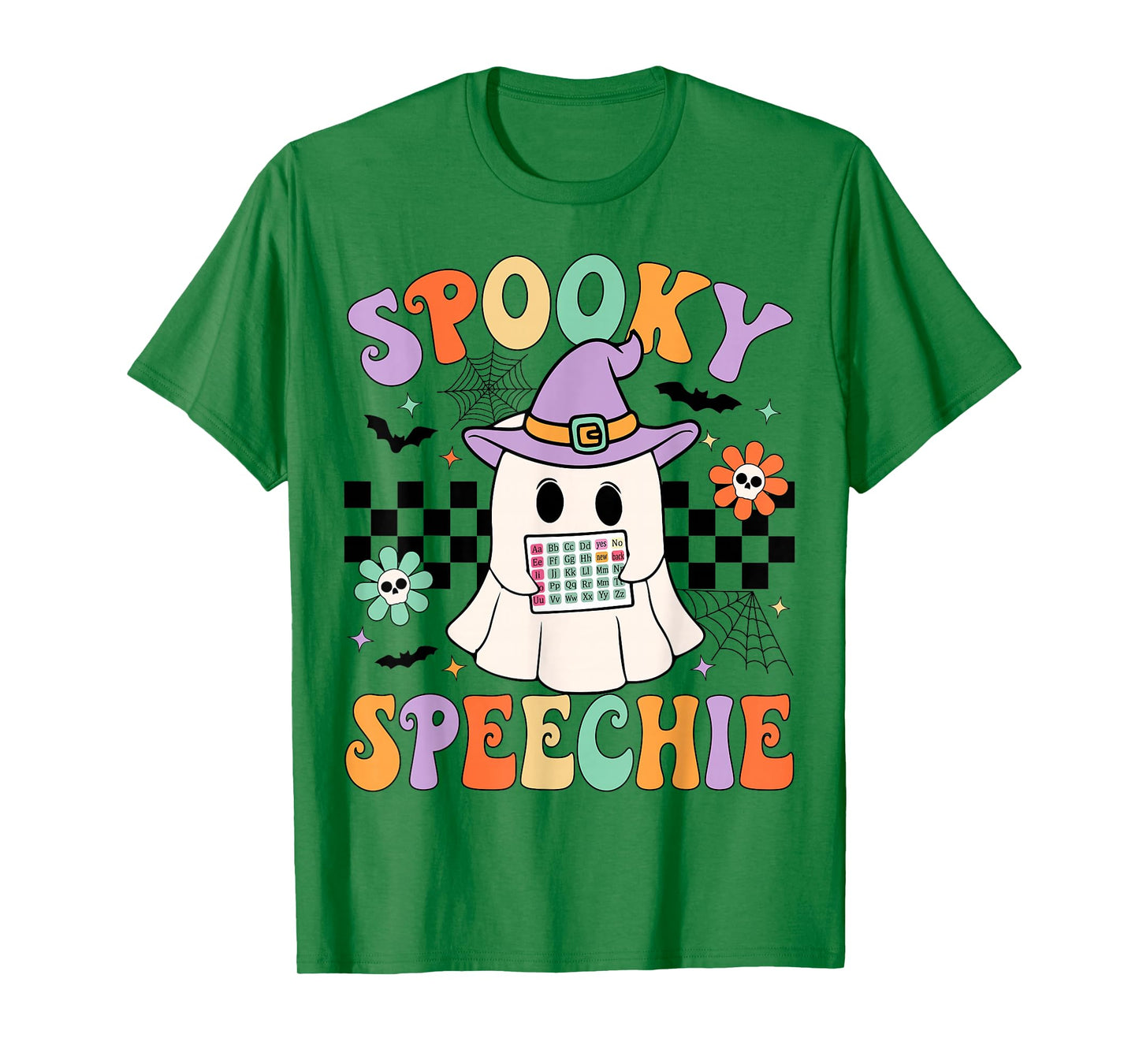 Spooky Speechie Speech Therapy Halloween Retro SLP Halloween T-Shirt